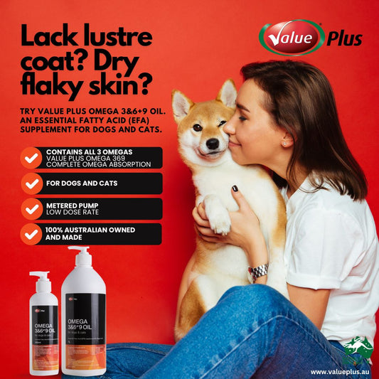 Unlock the Health Benefits of Value Plus Omega 3, 6 & 9 Oil for Your Pets