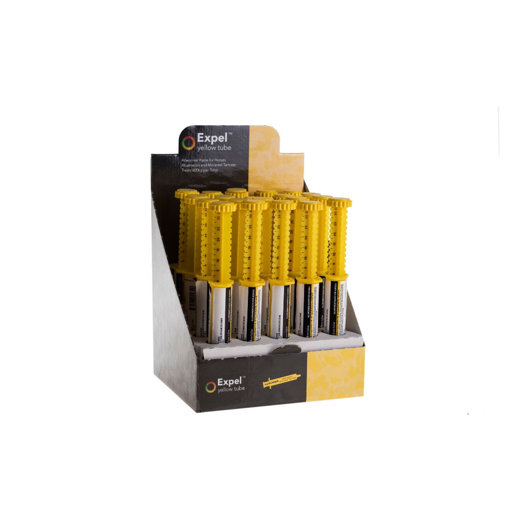 Expel Yellow Tube Wormer Paste for Horses