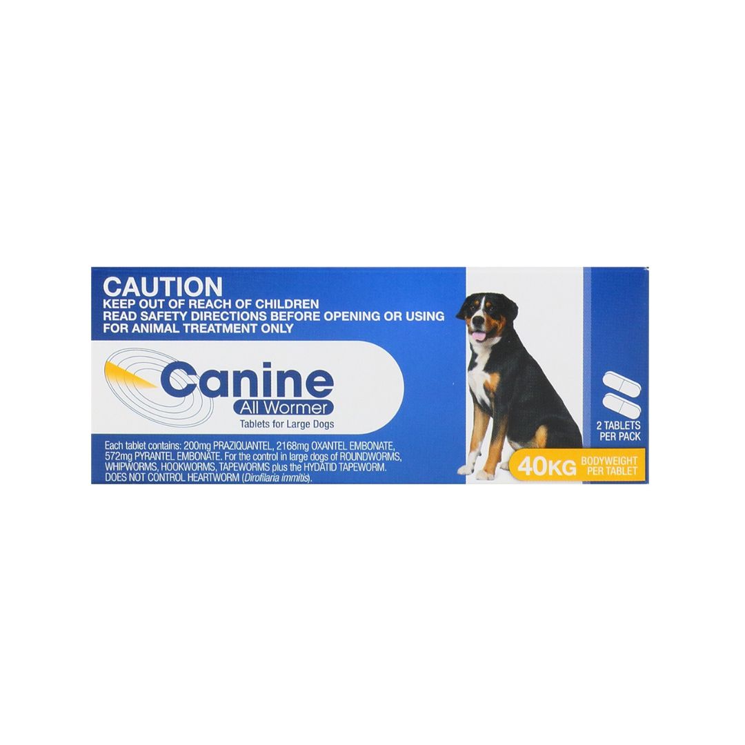 Canine all wormer store 40kg